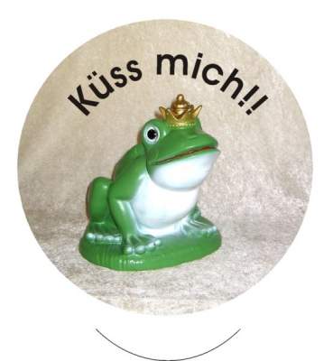 Froschkönig Button