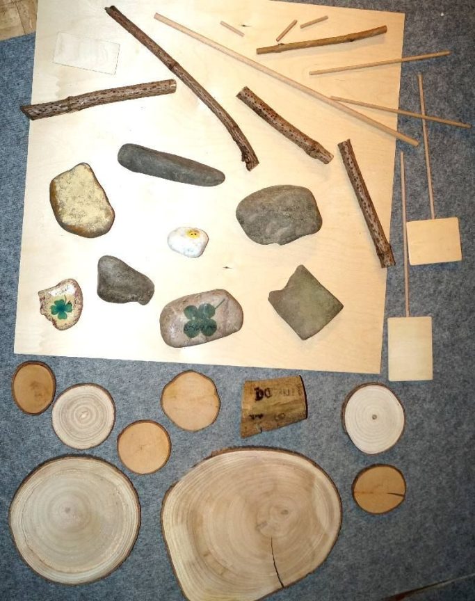 Holz und Steine Kunsthandwerk