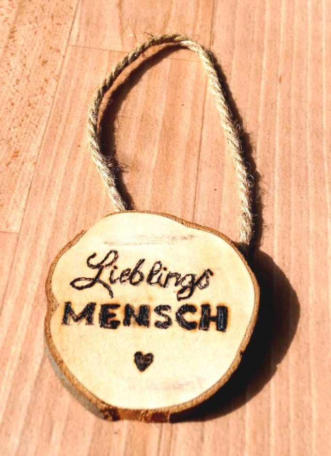 Lieblings Mensch Brandmalerei