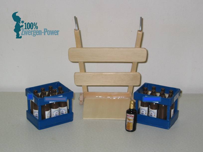 Karre mit Bierkasten Bierkarre